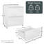 Taniesha 4 Piece Bedroom Set (2 Drawer Bedside Chest X2, 3 Drawer Chest, 2 Door 2 Drawer Wardrobe), (100% FSC)-1191271097