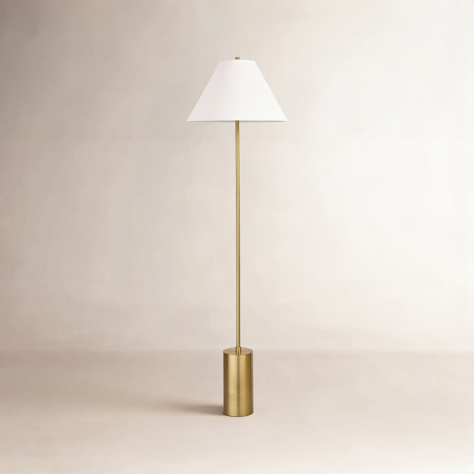 Greenbury 64'' Floor Lamp, Brass