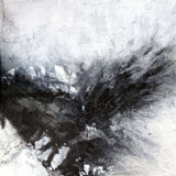 Black & Gray III - Artist Enhanced Canvas Print