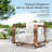 HDPE Patio Wicker Sofa Chairs With Cushions
