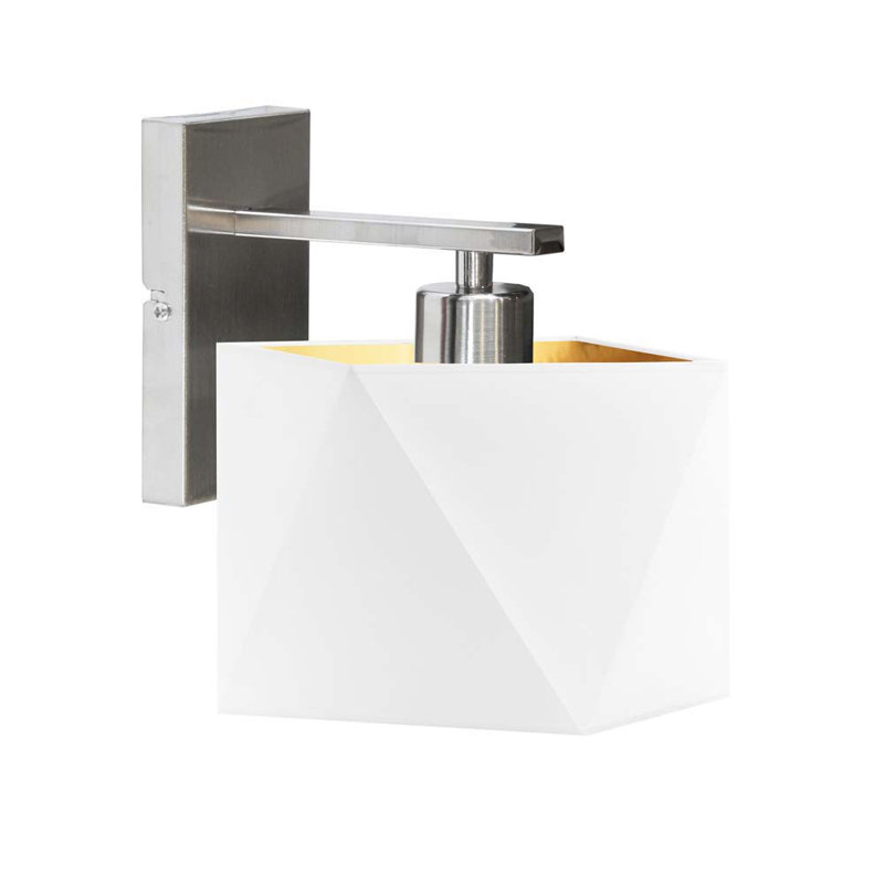 Zuckerman Steel Armed Sconce, White