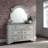 Colchester King Upholstered Bed, Dresser & Mirror Bedroom Set - Brown-104946479-100964897