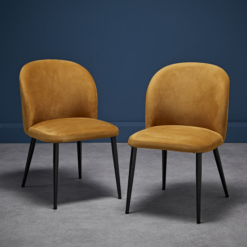 Zara Dining Chair, Mustard