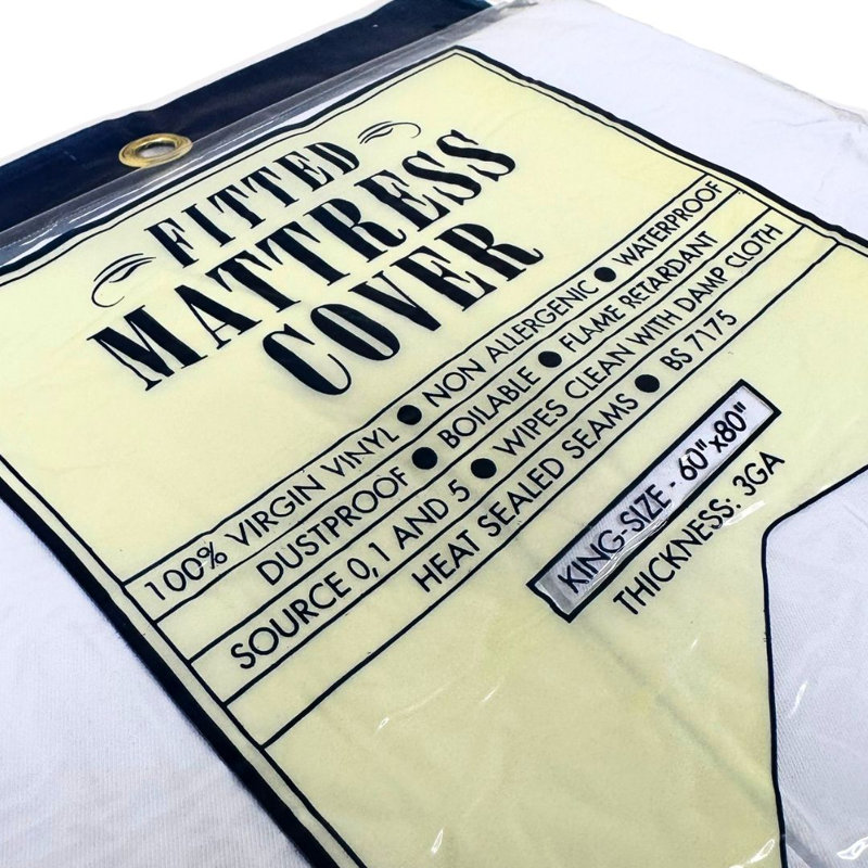 Waterproof Fitted Mattress Protector Case Pack