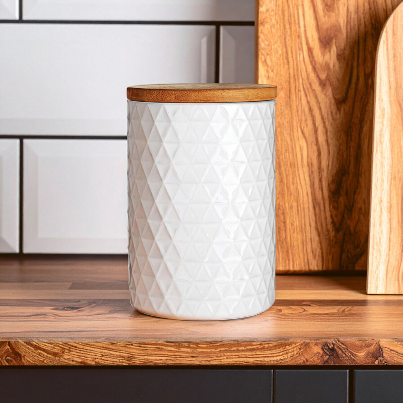 Dolomite Jar, White