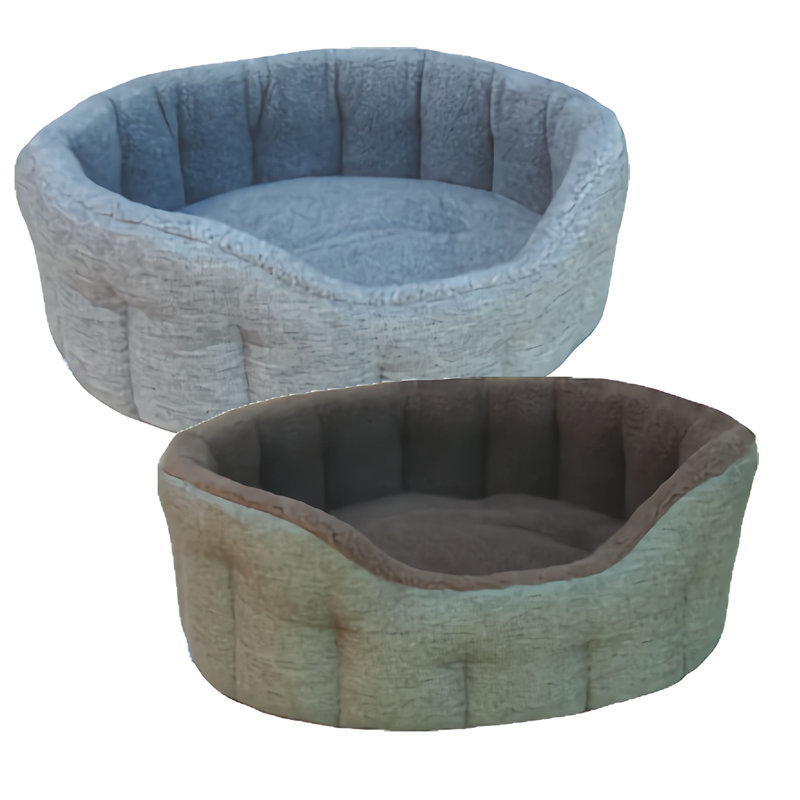 McLoud Polyester Pet Bed, 24cm H x 100cm W x 84cm D, Grey