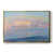 Toile avec cadre flottant or