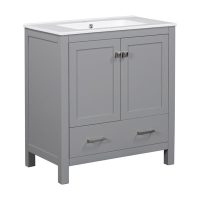 Meuble-lavabo autoportant 30 po