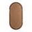 Benjamin Oval Wood-Framed Wall Mirror