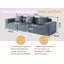 Canapé modulaire Belfin, canapé convertible Tofu Block-1356159861-1356159819