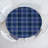 Ambesonne Plaid Fitted Round Tablecloth Dark Lavender Indigo-924594194