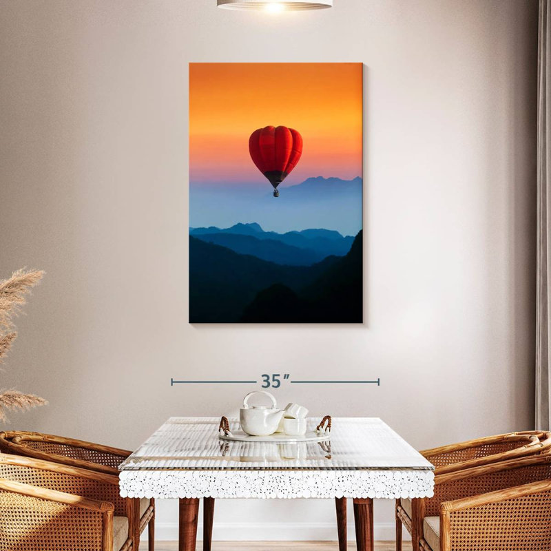 Mehar Hot Air Balloon Sunset Flight, 45" H x 30" W