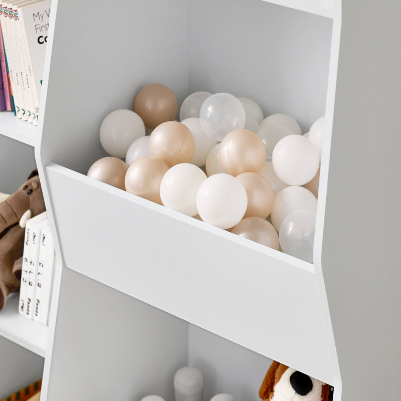 Toy Storage Kids Bookcase, White