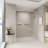 44-48 In. W X 72 H Semi- Shower Door, Double Sliding, 6Mm Tempered Glass, , Leak Seals, Customizable Size For Bathroom Sliding 44 - 48 In., Semi-, 1/4" Aluminum Frame, -Proof