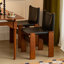 Retro Solid Boxwood Rectangular Dining Table-241655486