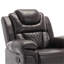 Fauteuil inclinable manuel avec bande lumineuse DEL-1558976750