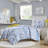 Premium Polyester Bedding Sets, Vintage Floral Stripes For Home