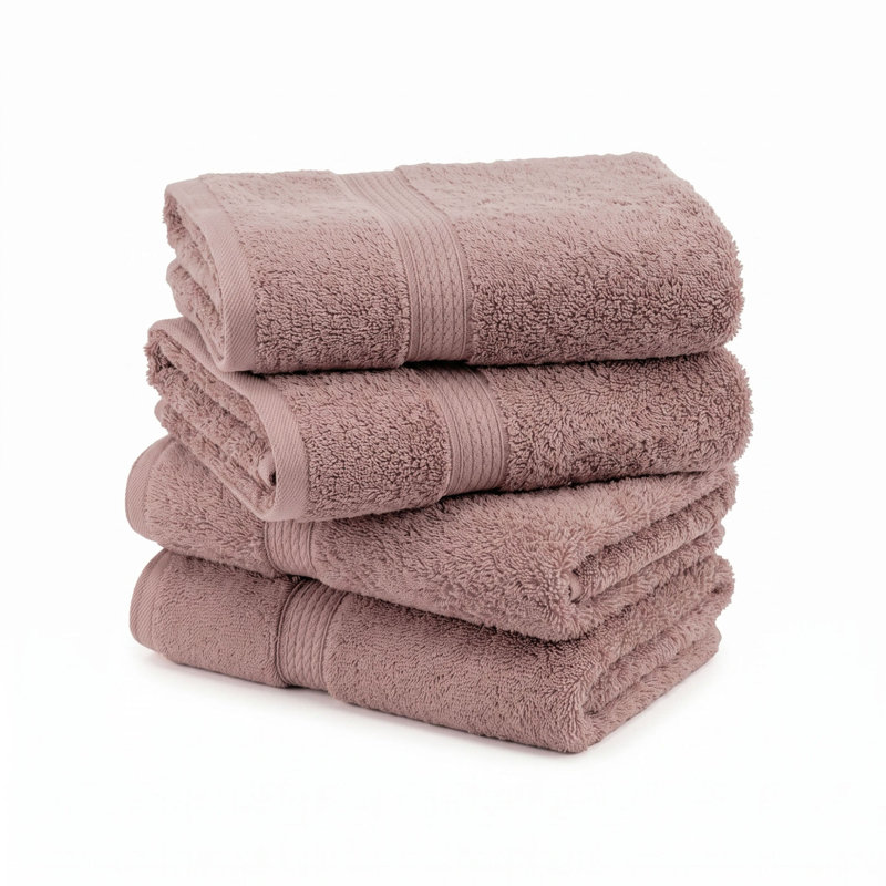 Coton luxueux et hautement absorbant Renata, Mauve estompé