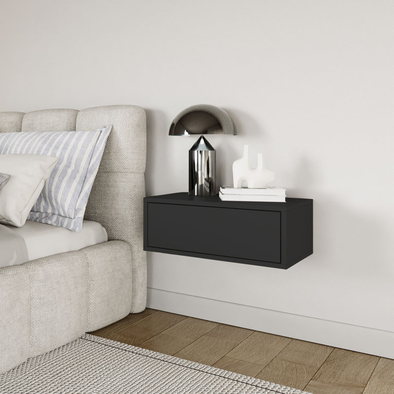 50cm W Manufactured Wood Bedside Table