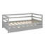 Structure de lit de jour en bois massif avec lit gigogne escamotable-947223667