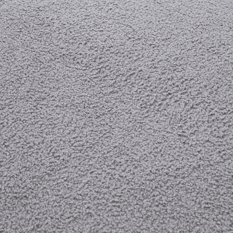 Canapé modulaire Elra, 100% polyester gris, Orienté à gauche (vu de face)