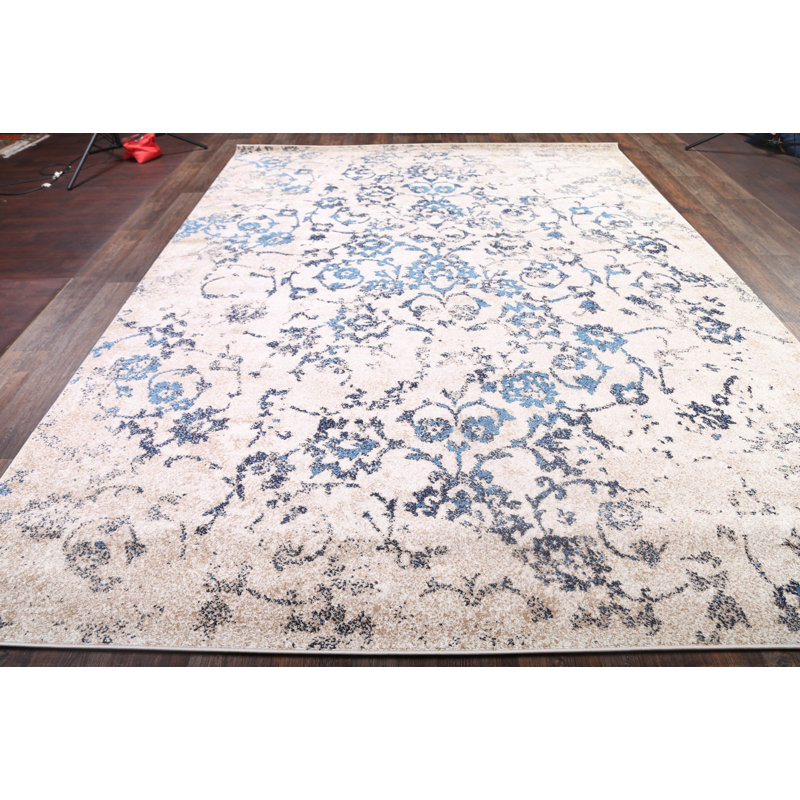 Dailey Floral Indoor Rug, Rectangle 6' x 9'