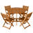 Foldable Acacia Wood Patio Set-1645203635