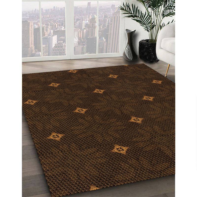 Geometric Indoor Rug, Square 8'