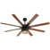 8-Blade Ceiling Fan With Light, Remote Control, Reversible DC Motor and Timer Setting