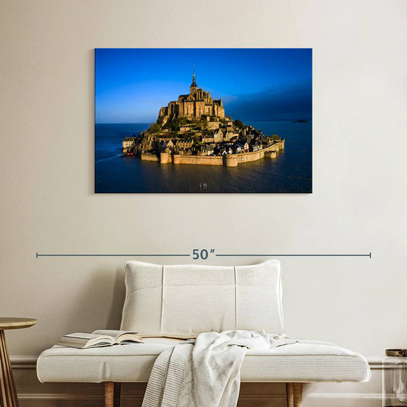 Île du Mont Saint-Michel, H 26 po x l 39 po