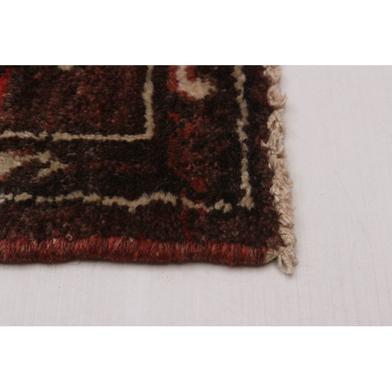 Tapis de couloir unique en laine 3 pi 10 po x 9 pi 7 po Bibianna