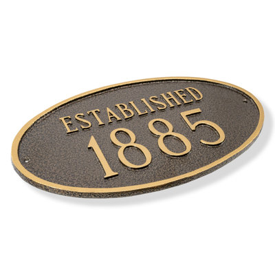 Oval Wall Plaque