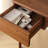 Simple Small-sized Walnut Solid Wood Writing Desk-365382755
