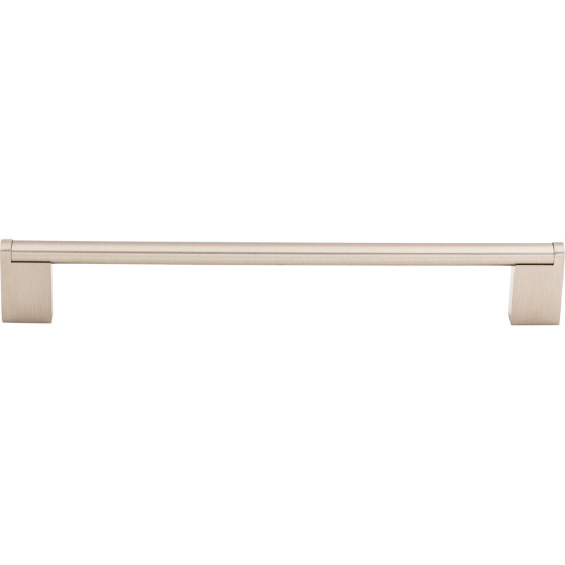 Princetonian Bar Pull, Brushed Satin Nickel, 8 13/16" Center to Center