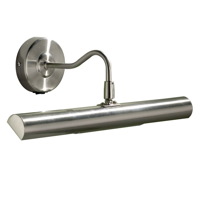 2 - Light Dimmable Wall Mounted Picture Light, Satin Chrome