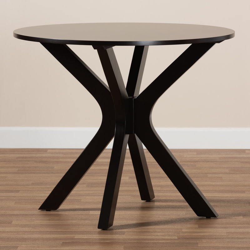 Digennaro Round Dining Table, Dark Brown, 29.9" H x 35.4" L x 35.4" W