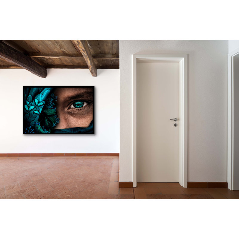 Mystery - Print on Plastic / Acrylic, 120cm H x 180cm W x 10cm D, Black Frame