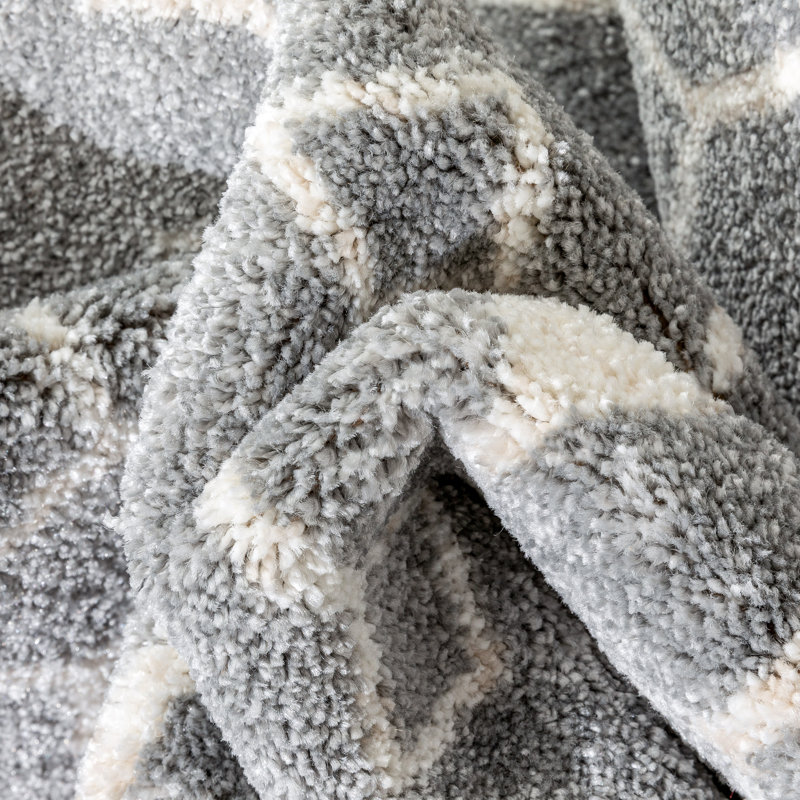 Serenity Geometric Synthetic Area Rug, Rectangle 120 x 160cm