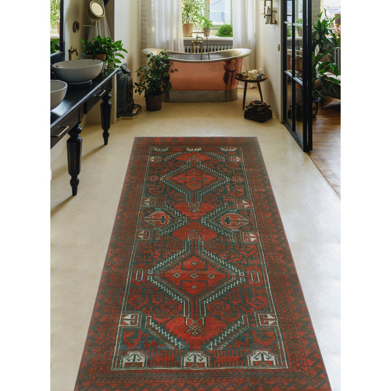 Shatia Wool Oriental Indoor Rug
