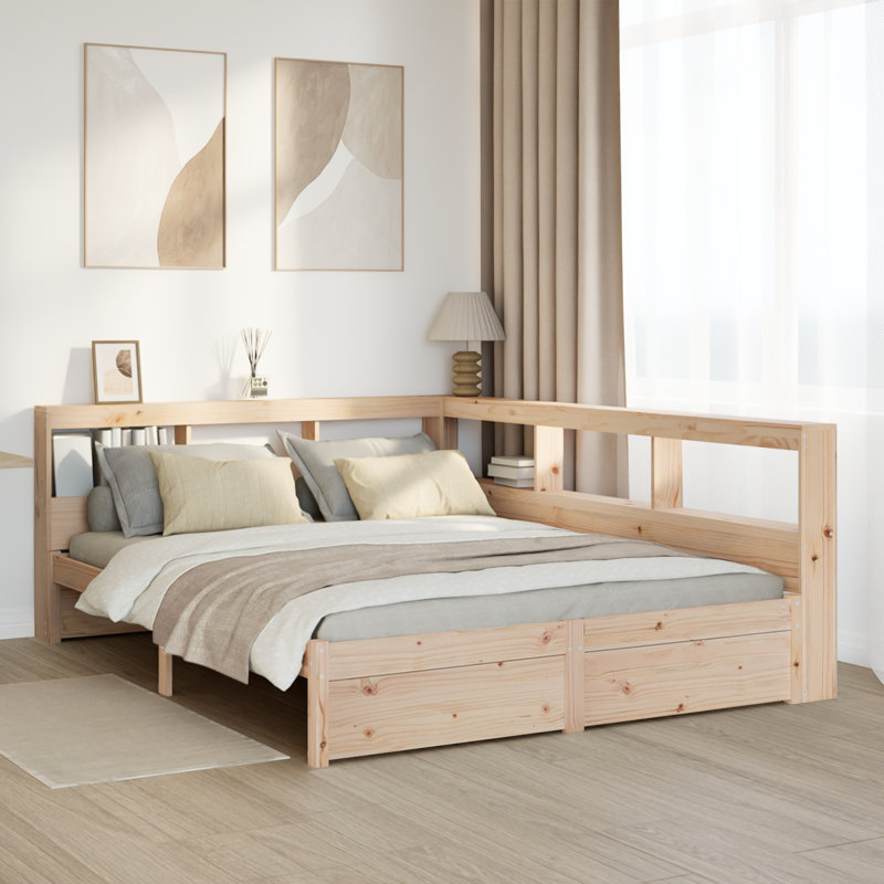 3-10 Solid Wood Bed,  165.5cm x 205.5cm