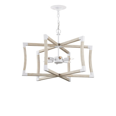 Lustre géométrique à 6 lumières Bastian