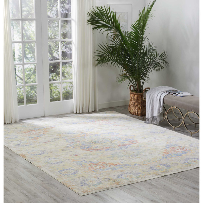 Tapis d'intérieur crème Devan, Rectangle 3 pi 11 po x 5 pi 11 po