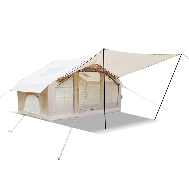 6.3M ² Inflatable Camping Tent With Canopy