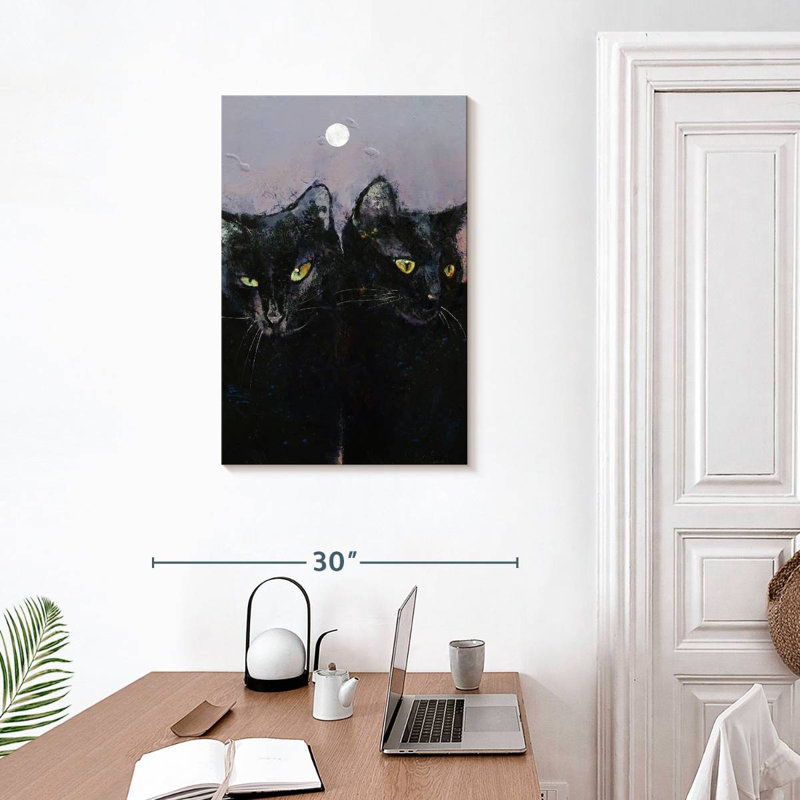 Brampt Gothic Cats, 30" H x 20" W