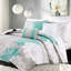Courtepointe 6 pièces, double / grand, imprimé coton, pour un élégant lit double / grand en coton, imprimé sur le côté réversible, rehaussant l'attrait-120944799-120944798