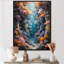 Orange bleu, corail, marine, merveille de rêves - art mural Coralwall-1631963484-1862933619