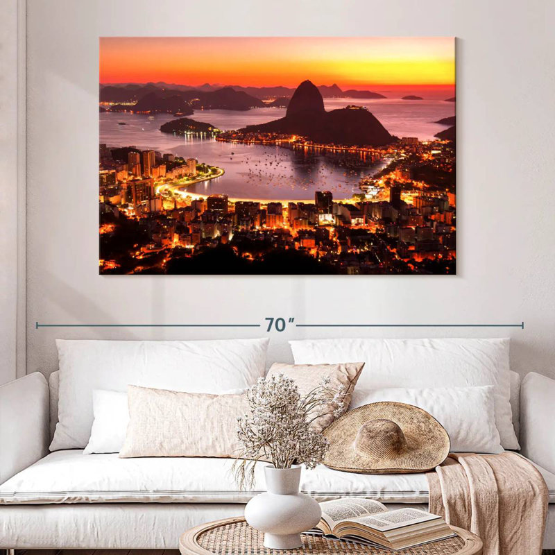 Harpa Rio de Janeiro, crépuscule, H 34 po x l 51 po