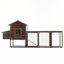 Yarrow Outdoor Wooden Chicken Coop with Nesting Box & Spacious Run, Predator-Proof Wire Mesh for Backyard Hens, Ducks & Small Animals