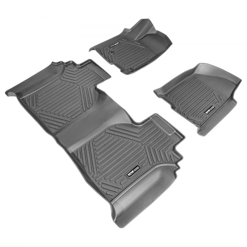 3 pièces de tapis de sol automobile pour chevrons Silverado / GMC Sierra 1500