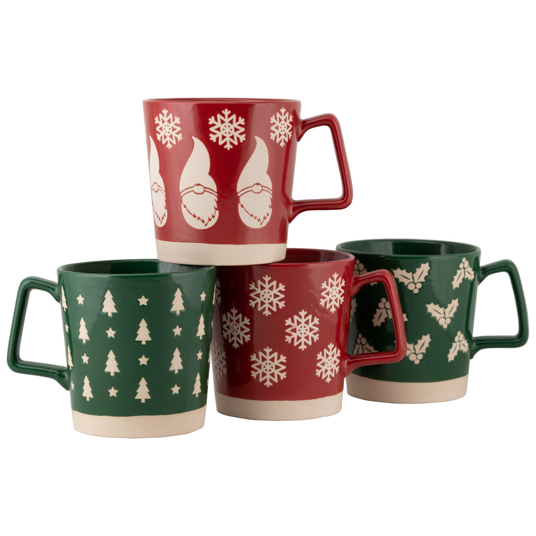 Farden 4 Piece Coffee Mug Set The Holiday Aisle®